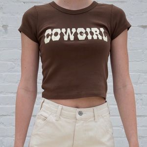 Brandy Melville - Ashlyn Cowgirl Crop Top